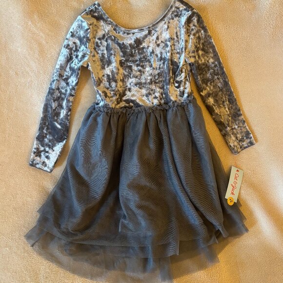 Cat & Jack Other - CAT & JACK Girl's Special Occasion Dress Size 4/5 Toddler in Color Gray